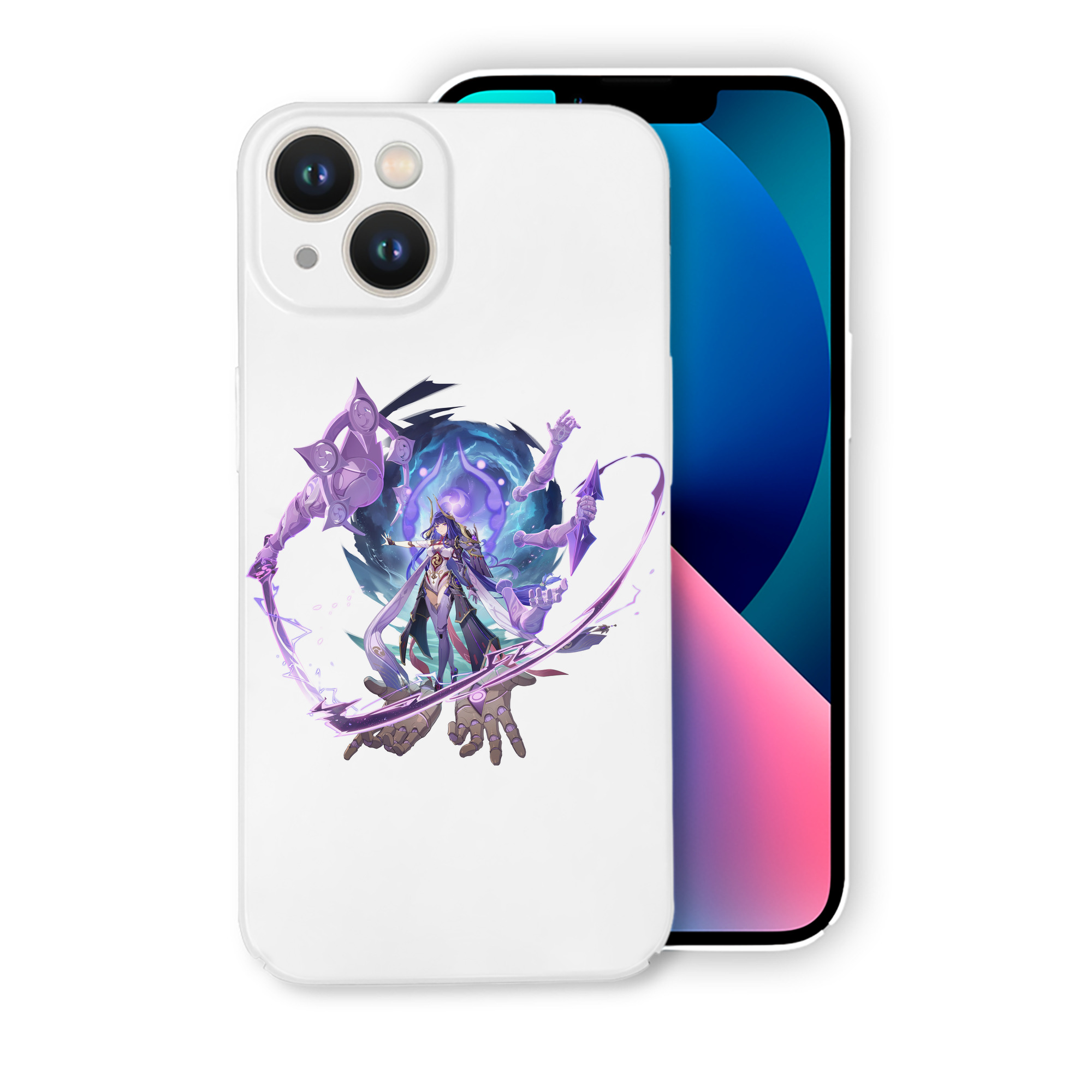 げんし神 雷電将軍 らいでんしょうぐん genshin Raiden Shogun 【iPhone 14シリーズ対応】ハードケース